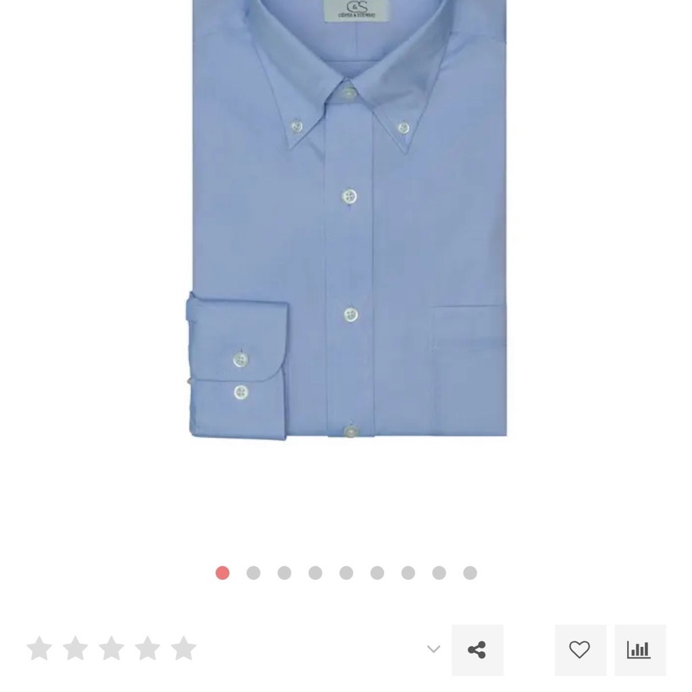 Classic Button-Down Dress Shirt in Light Blue